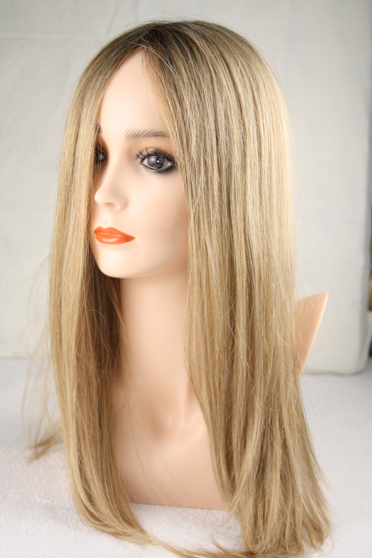 Monofilament mit Lacefront- Echthaar- Perücke- Boheme- Ellen wille