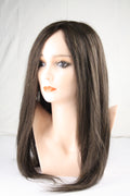 Monofilament mit Lacefront - Echthaar- Perücke -Rana