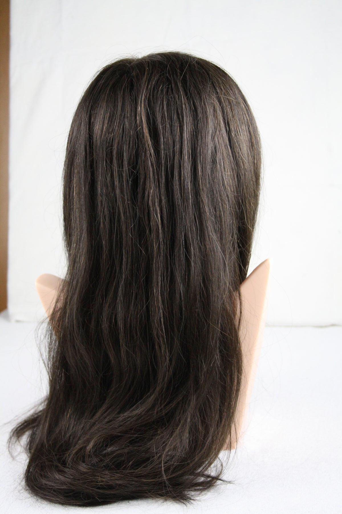 Monofilament mit Lacefront - Echthaar- Perücke -Rana
