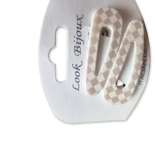 Elegantes 2er-Set: Matte Haarclips „Minimalist Chic“ – Italian Design