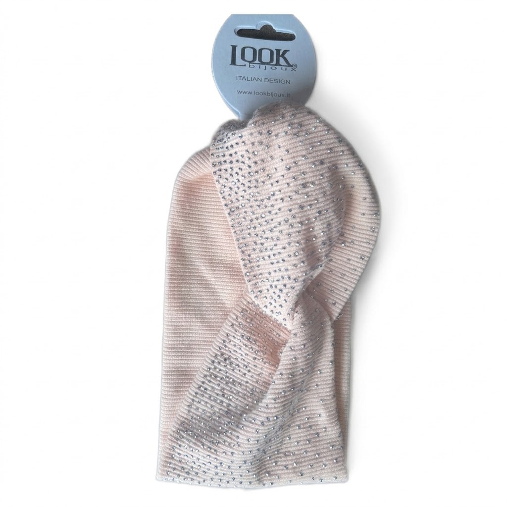 Luxuriöses breites Glitzer-Haarband „Sparkling Elegance“ – Italian Design
