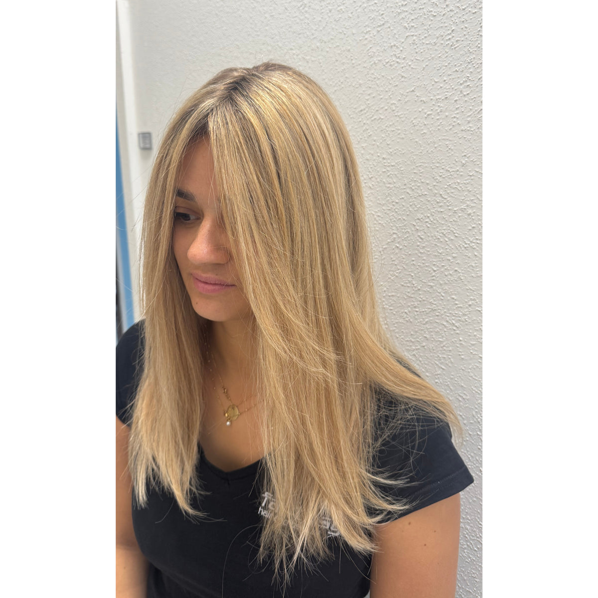 Monofilament mit Lacefront- Echthaar- Perücke- Boheme- Ellen wille