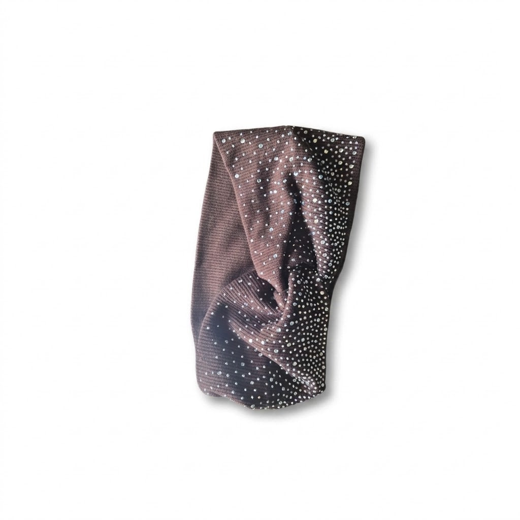 Luxuriöses breites Glitzer-Haarband „Sparkling Elegance“ – Italian Design